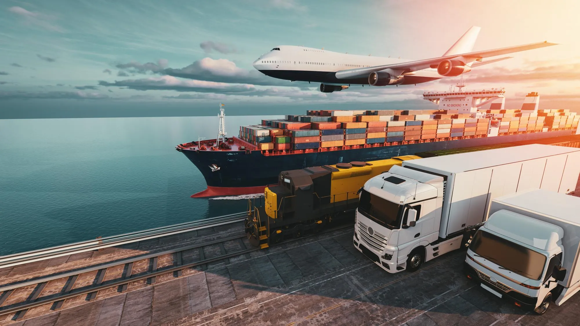 Global supply chain and cargo movement: logistics, freight, and coordinated trade operations
